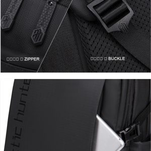 ARCTIC HUNTER τσάντα πλάτης B00530 με θήκη laptop 15.6", 24L, γκρι 3 γκρι