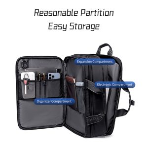 ARCTIC HUNTER τσάντα πλάτης B00540 με θήκη laptop 15.6", 18L, μαύρη 2 18L