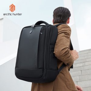 ARCTIC HUNTER τσάντα πλάτης B00550 με θήκη laptop 15.6", 23.5L, μαύρη 3 μαύρη