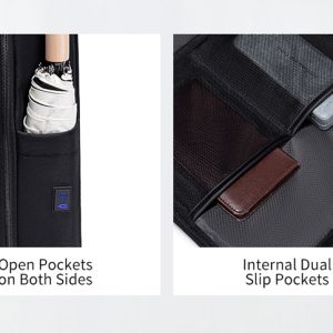 ARCTIC HUNTER τσάντα πλάτης B00550 με θήκη laptop 15.6", 23.5L, μαύρη 4 B00550 BK 3