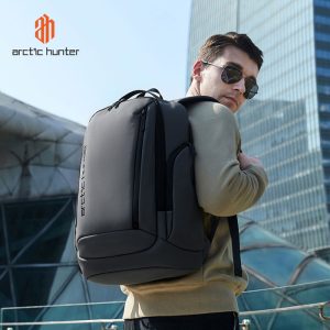 ARCTIC HUNTER τσάντα πλάτης B00554 με θήκη laptop 15.6", 20L, USB, γκρι 3 USB