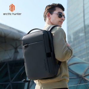 ARCTIC HUNTER τσάντα πλάτης B00574 με θήκη laptop 15.6", 10L, γκρι 3 γκρι