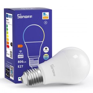 SONOFF smart λάμπα LED B02-BL-A60, Wi-Fi, 9W, E27, 2700K-6500K 3 9W