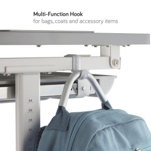 BRATECK σετ παιδικό γραφείο και καρέκλα B301, ρυθμιζόμενο, γκρι 4 B301 3