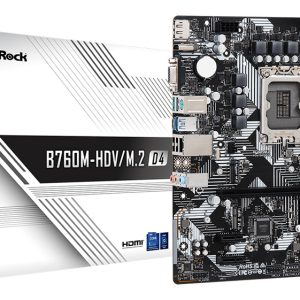 ASROCK μητρική B760M-HDV/M.2 D4, 2x DDR4, s1700, USB 3.2 Gen1, mATX 3 s1700