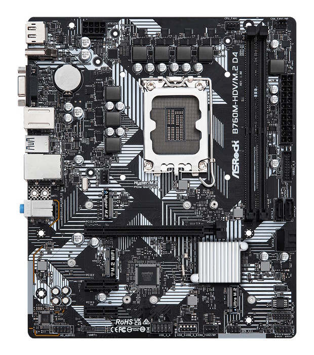 ASROCK μητρική B760M-HDV/M.2 D4 ASROCK μητρική B760M-HDV/M.2 D4