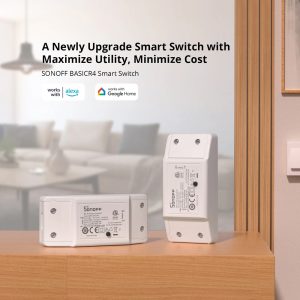 SONOFF smart διακόπτης BASICR4, WiFi, 10A 2 WiFi