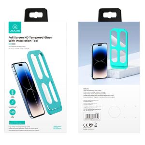 USAMS tempered glass με kit τοποθέτησης για iPhone 14 Pro 4 BH804M01 3