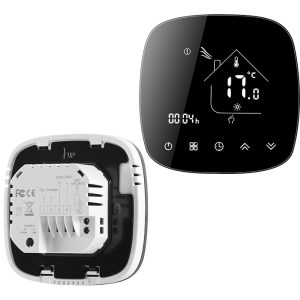 Smart θερμοστάτης αερίου BHT-001-GCLW, WiFi, χωνευτός, μαύρος 3 χωνευτός