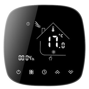 Smart θερμοστάτης αερίου BHT-001-GCLW, WiFi, χωνευτός, μαύρος 4 μαύρος