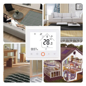 Smart θερμοστάτης αερίου BHT-002-GCLW, WiFi, χωνευτός, λευκός 3 χωνευτός