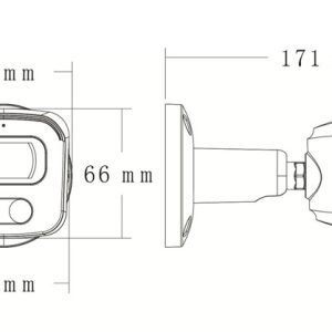 LONGSE IP κάμερα BMSAFG200WH, 2.8mm, 2MP, αδιάβροχη IP67, PoE 4 αδιάβροχη IP67