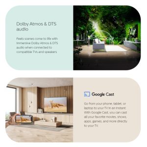 HOMATICS TV Box R 4K Plus, 4/32GB, WiFi, Google πιστοποίηση, Android 11 2 WiFi