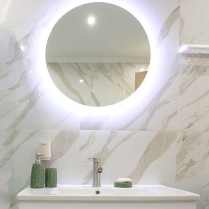 BRUNO καθρέφτης μπάνιου LED BRN-0192, στρόγγυλος, 24W, Φ70cm, IP67 3 24W