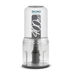 BRUNO πολυκόπτης BRN-0088, 2 ταχύτητες, 400W, 500ml, 4 λεπίδες, λευκός 1 BRUNO πολυκόπτης BRN-0088, 2 ταχύτητες, 400W, 500ml, 4 λεπίδες, λευκός