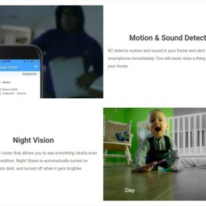 BOSMA ασύρματο σύστημα συναγερμού XC με κάμερα, Pan 360°, 1080p, WiFi 3 1080p