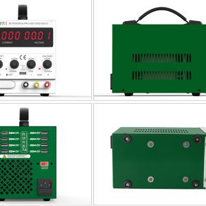 BEST Power supply BST-305D, 30V/5A, AC/DC, 8x USB 3 AC/DC