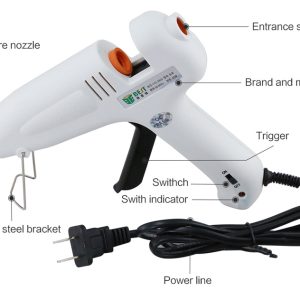 BEST Πιστόλι θερμικής σιλικόνης BST-B-F, 40W, λευκό 4 BST B B 2