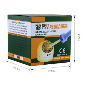 BEST Καθαριστικό μύτης κολλητηριού με συρμάτινο σφουγγάρι 3 BST TIPC 2