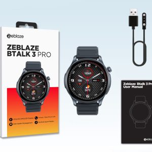 ZEBLAZE smartwatch Btalk 3 Pro, heart rate, 1.43" AMOLED, γκρι 2 1.43" AMOLED