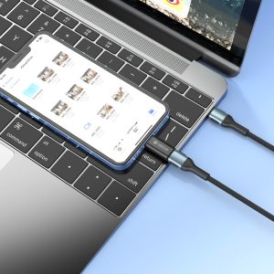 CELEBRAT αντάπτορας Lightning σε USB-C CA-03, 2A, 480Mbps, μαύρος 3 480Mbps