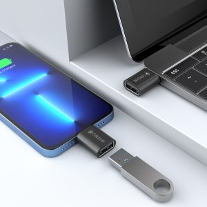 CELEBRAT αντάπτορας USB-C σε USB 3.0 CA-04, 5Gbps, μαύρος 3 μαύρος
