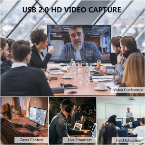 POWERTECH video capture CAB-H147, HDMI/USB σύνδεση, 4K/60Hz, μαύρο 4 μαύρο