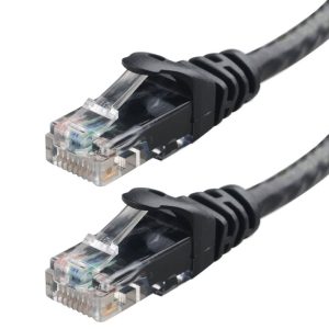 POWERTECH καλώδιο δικτύου CAB-N007, Cat 5e U/UTP, CCA 26AWG, 15m, μαύρο