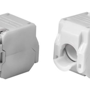 POWERTECH keystone module RJ45 female CAB-N150, Cat.6Α UTP 180°, λευκό