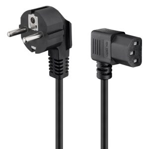 POWERTECH καλώδιο τροφοδοσίας Η/Υ & οθόνης CAB-P003, 3x0.75mm², 1.5m, μαύρο