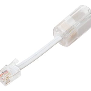 POWERTECH Αντάπτορας καλωδίου τηλεφώνου RJ10, για περιστροφή 360°, λευκό