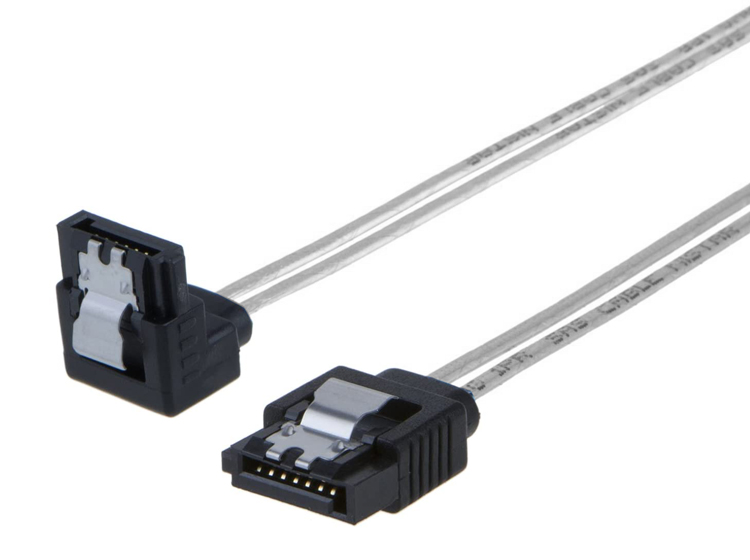 POWERTECH Καλώδιο SATA III 7pin σε 7pin 90° CAB-W033 POWERTECH Καλώδιο SATA III 7pin σε 7pin 90° CAB-W033