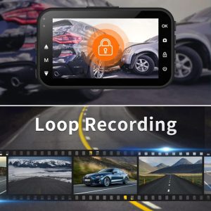 THIEYE κάμερα αυτοκινήτου Carbox 6R, μπροστινή & οπίσθια, 3" LCD, 1080p 3 3" LCD