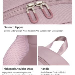 CHANTRIA γυναικεία τσάντα πλάτης CB00649 με θήκη laptop 14", 14.3L, κόκκινη 4 CB00649 WR 3