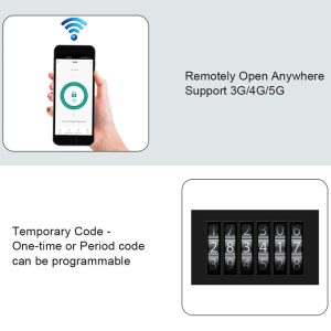SECUKEY πληκτρολόγιο πρόσβασης CH1-WIFI-EM με κωδικό & κάρτα, Wi-Fi 4 CH1 WIFI EM 3