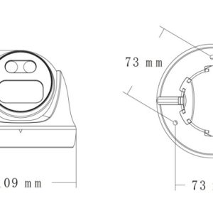 LONGSE IP κάμερα CMSAFG200WH, 2.8mm, 2MP, αδιάβροχη IP67, PoE 4 αδιάβροχη IP67