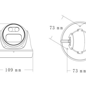 LONGSE υβριδική κάμερα CMSAHTC200FPEW, 2.8mm, 1/3" CMOS, 5MP, LED 25m 4 5MP