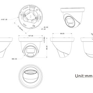 LONGSE υβριδική κάμερα CMSDTHC500FKEW, 2.8mm, 8MP, IP65, LED έως 25m 4 IP65