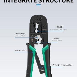 PROSKIT πρέσα ακροδεκτών CP-376TR για καλώδια δικτύου 4P/6P/8P 3 CP 376TR 2