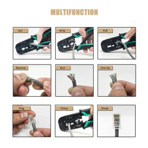 PROSKIT πρέσα ακροδεκτών CP-376TR για καλώδια δικτύου 4P/6P/8P 4 CP 376TR 3