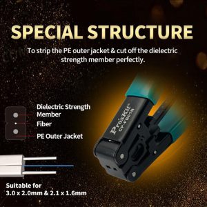 PROSKIT απογυμνωτής καλωδίων οπτικών ινών FTTH CP-FB01N, 112mm 4 CP FB01N 3