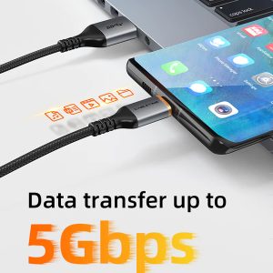 CABLETIME καλώδιο USB-C σε USB CT-AMCMG1, 15W, 5Gbps, 1m, μαύρο 3 5Gbps