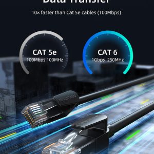 CABLETIME καλώδιο δικτύου CT-CAT6U, CAT 6 UTP, 250 MHz, CCA, 3m, μαύρο 4 CCA