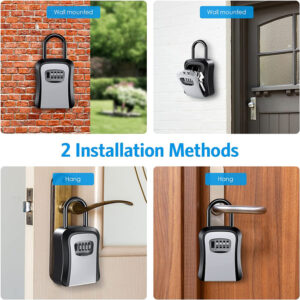 C-TECH κλειδοθήκη με λαιμό CTL-0023, συνδυασμού 4 ψηφίων, 9.2x4.2x11.6cm, 473gr 2 συνδυασμού 4 ψηφίων