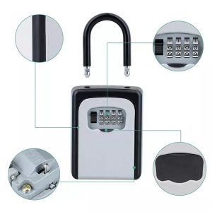 C-TECH κλειδοθήκη με λαιμό CTL-0023, συνδυασμού 4 ψηφίων, 9.2x4.2x11.6cm, 473gr 3 9.2x4.2x11.6cm