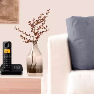 PHILIPS ασύρματο τηλέφωνο D2651B-34, με ελληνικό μενού, μαύρο 3 μαύρο