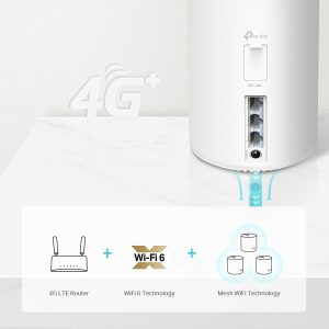 TP-LINK Whole Home Mesh WiFi 6 Deco X20-4G, 4G+ Cat6 AX1800, Ver. 1.0 4 DECO X20 4G 2