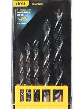 DELI σετ τρυπάνια DH-MGZ005-ED1 για ξύλο