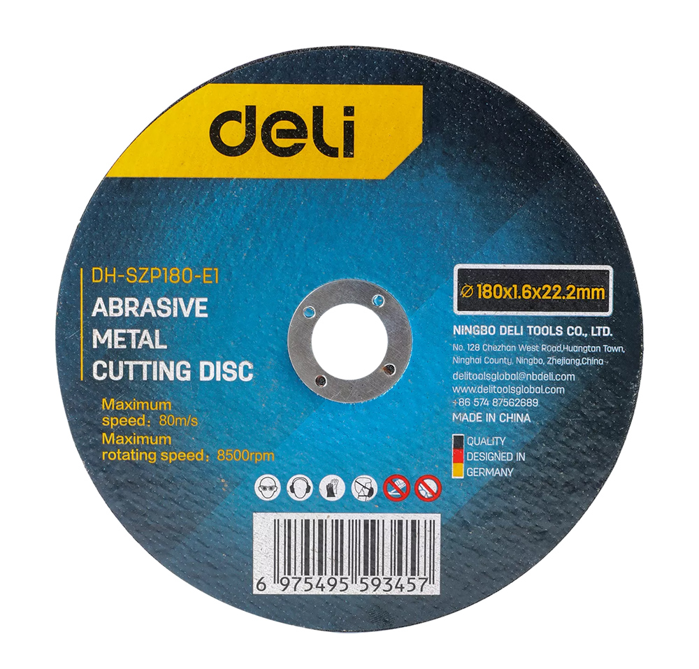 DELI δίσκος κοπής μετάλλου DH-SZP180-E1 DELI δίσκος κοπής μετάλλου DH-SZP180-E1