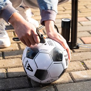 DELI τρόμπα χειρός DL-QT002 με μανόμετρο, 120PSI, μαύρη 3 μαύρη